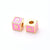 1 Pc/Package 6*6mm Hole 3~3.9mm Copper Gold Plated Letter Square Polished Beads