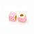 1 Pc/Package 6*6mm Hole 3~3.9mm Copper Gold Plated Letter Square Polished Beads