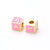 1 Pc/Package 6*6mm Hole 3~3.9mm Copper Gold Plated Letter Square Polished Beads