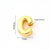 1 Pc/Package 9.5x6mm 9.5x7.5mm 9.5x8mm 7x2mm Copper 18K Gold Plated Letter Bubble Polished Beads