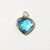 1 Piece 10*13mm Copper Glass Birthstone Heart Shape Pendant