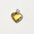 1 Piece 10*13mm Copper Glass Birthstone Heart Shape Pendant