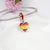 1 Piece 10 * 15mm Alloy National Flag Pendant