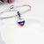 1 Piece 10 * 15mm Alloy National Flag Pendant