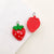 1 Piece 10 * 20mm 14 * 22mm 16*25mm Resin Heart Shape Strawberry Mushroom Pendant