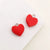 1 Piece 10 * 20mm 14 * 22mm 16*25mm Resin Heart Shape Strawberry Mushroom Pendant