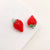 1 Piece 10 * 20mm 14 * 22mm 16*25mm Resin Heart Shape Strawberry Mushroom Pendant