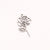 1 Piece 10 * 20mm 304 Stainless Steel Flower Pendant