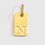 1 Piece 10*6mm 304 Stainless Steel 14K Gold Plated Letter Pendant