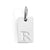 1 Piece 10*6mm 304 Stainless Steel Letter Polished Pendant