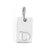 1 Piece 10*6mm 304 Stainless Steel Letter Polished Pendant