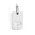 1 Piece 10*6mm 304 Stainless Steel Letter Polished Pendant