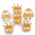 1 Piece 10 * 7mm Alloy Crown Pendant