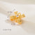 1 Piece 10.4*8.7 11.2*5.3 25.3 * Mm Hole 1~1.9mm Hole 2~2.9mm Copper Zircon 18K Gold Plated Bow Knot Polished Pendant