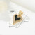 1 Piece 10.6 * Mm 17.3 * Mm 20.2 * Mm Copper Zircon 14K Gold Plated Human Bear Heart Shape Polished Pendant