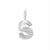 1 Piece 10mm 304 Stainless Steel Letter Polished Pendant