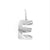 1 Piece 10mm 304 Stainless Steel Letter Polished Pendant