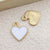 1 Piece 11*13mm 14 * 15mm 4*16mm Alloy Heart Shape Pendant