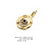 1 Piece 11*14.6mm 12.2*14mm 8.8*15mm Copper Zircon Devil's Eye Water Droplets Polished Pendant