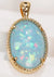 1 Piece 11*20mm 18*13mm Copper Resin 18K Gold Plated Oval Water Droplets Pendant