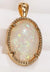 1 Piece 11*20mm 18*13mm Copper Resin 18K Gold Plated Oval Water Droplets Pendant