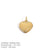 1 Piece 11mm Hollow Ball 17mm Diameter 9mm 304 Stainless Steel Shell 14K Gold Plated Heart Shape Pendant