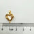 1 Piece 11mm Hollow Ball Copper Shell Irregular Square Oval Pendant