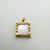 1 Piece 11mm Hollow Ball Copper Shell Irregular Square Oval Pendant