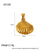 1 Piece 12 * 18mm 13 * 21mm 19 * 25mm 304 Stainless Steel Pearl Zircon Gold Plated Heart Shape Shell Boots Pendant