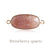 1 Piece 12*22MM Natural Crystal Copper Oval Pendant