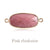 1 Piece 12*22MM Natural Crystal Copper Oval Pendant