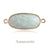 1 Piece 12*22MM Natural Crystal Copper Oval Pendant