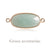 1 Piece 12*22MM Natural Crystal Copper Oval Pendant