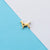 1 Piece 12 * 9mm Hole 1~1.9mm 304 Stainless Steel 18K Gold Plated Dog Pendant