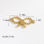 1 Piece 12.5*11.5mm 14.5 * Mm 17.4 * Mm Hole 1~1.9mm Stainless Steel 14K Gold Plated Butterfly Bow Knot Polished Pendant