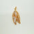 1 Piece 12mm Copper Shell Leaves Oval Pendant