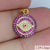 1 Piece 13*13mm Copper Zircon Devil's Eye Pendant