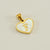 1 Piece 13*16mm Stainless Steel Shell Letter Heart Shape Polished Pendant