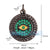 1 Piece 13*19mm 15*14mm 16 * 16mm Copper Turquoise Zircon Devil's Eye Heart Shape Pendant