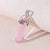 1 Piece 13*40mm Artificial Crystal Alloy Geometric Pendant