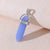 1 Piece 13*40mm Artificial Crystal Alloy Geometric Pendant