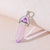 1 Piece 13*40mm Artificial Crystal Alloy Geometric Pendant