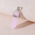 1 Piece 13*40mm Artificial Crystal Alloy Geometric Pendant