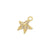 1 Piece 14 * 15mm 8.5*18mm 9 * 11mm Hole 1~1.9mm Copper Zircon 18K Gold Plated Scallop Starfish Conch Pendant