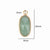 1 Piece 14*23mm 17*26mm 28*15mm Hole 2~2.9mm Hole 3~3.9mm Hole 5~5.9mm Crystal Natural Stone Round Water Droplets Rectangle Polished Pendant