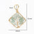 1 Piece 14*23mm 17*26mm 28*15mm Hole 2~2.9mm Hole 3~3.9mm Hole 5~5.9mm Crystal Natural Stone Round Water Droplets Rectangle Polished Pendant