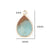 1 Piece 14*23mm 17*26mm 28*15mm Hole 2~2.9mm Hole 3~3.9mm Hole 5~5.9mm Crystal Natural Stone Round Water Droplets Rectangle Polished Pendant