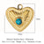 1 Piece 15*15mm 20 * 23mm 21*22mm Titanium Steel Zircon Heart Shape Pendant