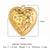 1 Piece 15*15mm 20 * 23mm 21*22mm Titanium Steel Zircon Heart Shape Pendant