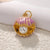 1 Piece 15*16mm 17 * 18mm 18 * 20mm Copper Artificial Pearls Rhinestones Gold Plated Scallop Starfish Fish Tail Pendant